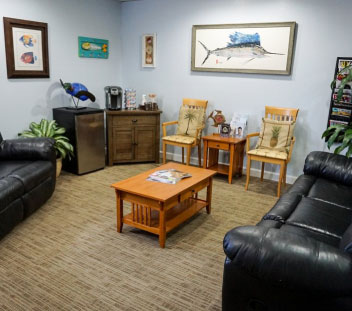 Interior Lobby at the dental practice of Dr. Roy C Blake in West Palm Beach
